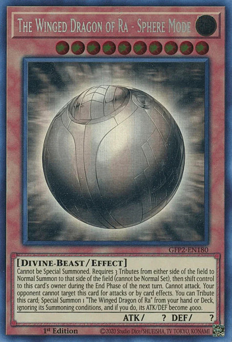 The Winged Dragon of Ra - Sphere Mode [GFP2-EN180] Ghost Rare - for just $19.50! 