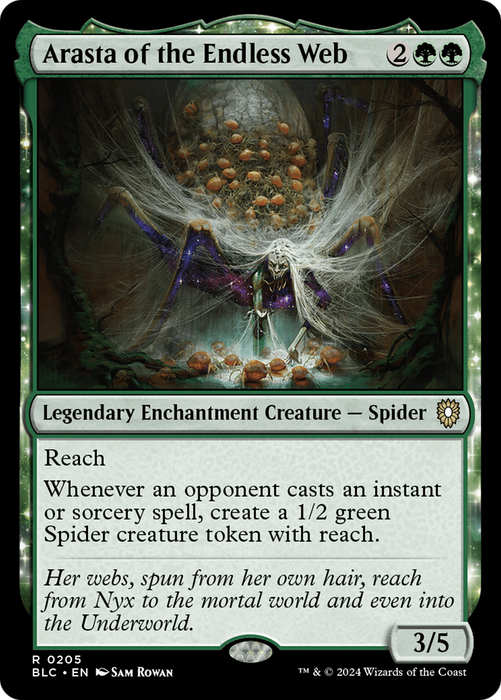 Arasta of the Endless Web (BLC-205) - Bloomburrow Commander - for just $0.11! 