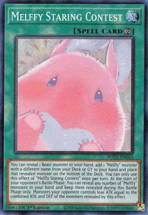 Melffy Staring Contest [POTE-EN063] Super Rare - for just $0.15! 
