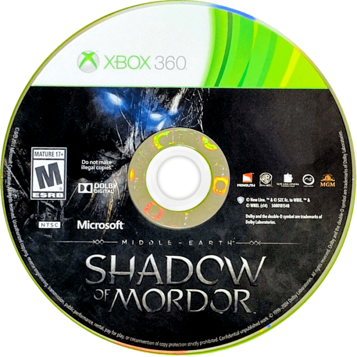 Middle Earth: Shadow of Mordor – Xbox 360 (X360) - for just $6.99! 