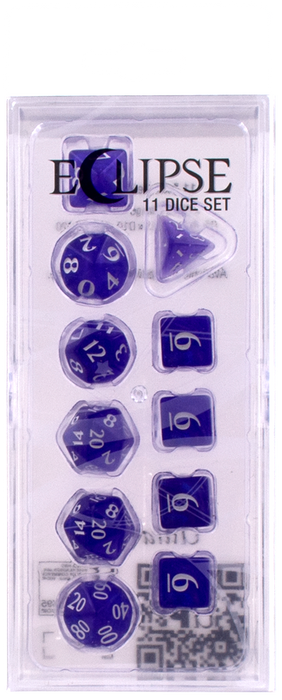 Ultra PRO: 11-Dice Set - Eclipse (Royal Purple) - Just $9.95! Shop now at Retro Gaming of Denver