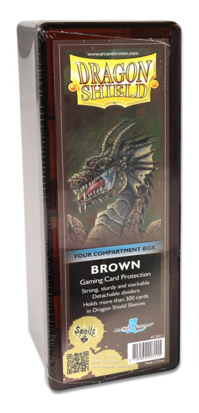 Dragon Shield: Four-Compartment Deck Box - Brown - Just $0! Shop now at Retro Gaming of Denver