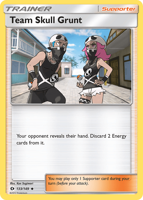 Team Skull Grunt (133/149) [Sun & Moon: Base Set] - for just $0.10! 
