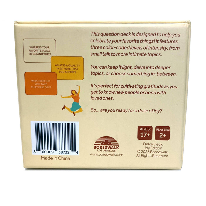 Delve Deck Conversation Cards - Joy Edition - for just $27.99! 