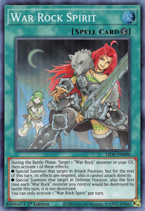War Rock Spirit [LIOV-EN090] Super Rare - for just $0.10! 