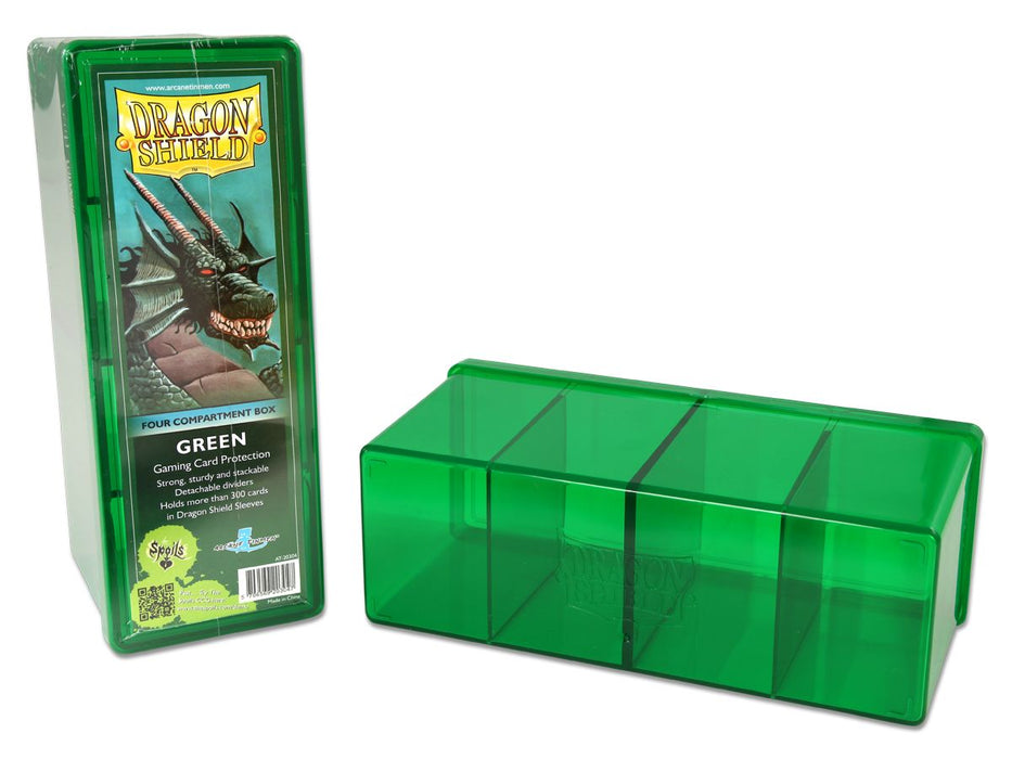 Dragon Shield: Four-Compartment Deck Box - Green - Just $0! Shop now at Retro Gaming of Denver