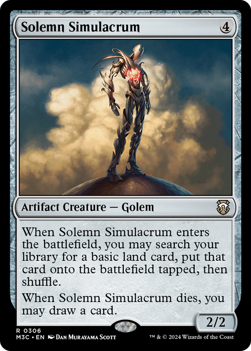 Solemn Simulacrum (M3C-306) - Modern Horizons 3 Commander - for just $0.10! 