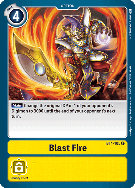 Blast Fire [BT1-105] [Release Special Booster Ver.1.0] - Just $0.09! Shop now at Retro Gaming of Denver