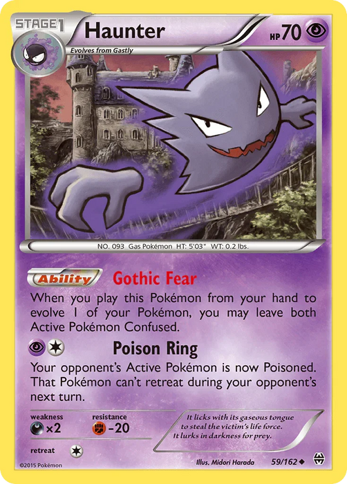 Haunter (59/162) [XY: BREAKthrough] - for just $0.15! 
