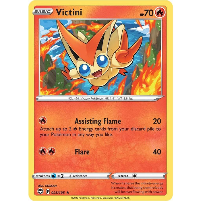 Victini (023/195) [Sword & Shield: Silver Tempest] - Just $0.05! Shop now at Retro Gaming of Denver