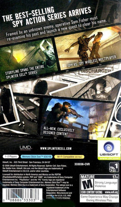 Tom Clancy's Splinter Cell: Essentials – PlayStation Portable (PSP) - for just $12.99! 