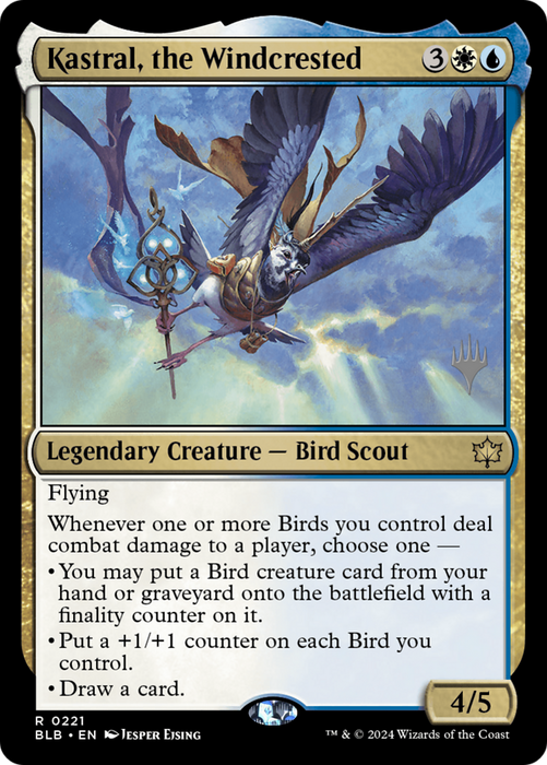 Kastral, the Windcrested (PPBLB-221) - Bloomburrow Promos - for just $0.09! 
