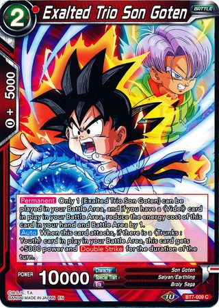 Exalted Trio Son Goten (BT7-009) [Assault of the Saiyans] - for just $0.10! 
