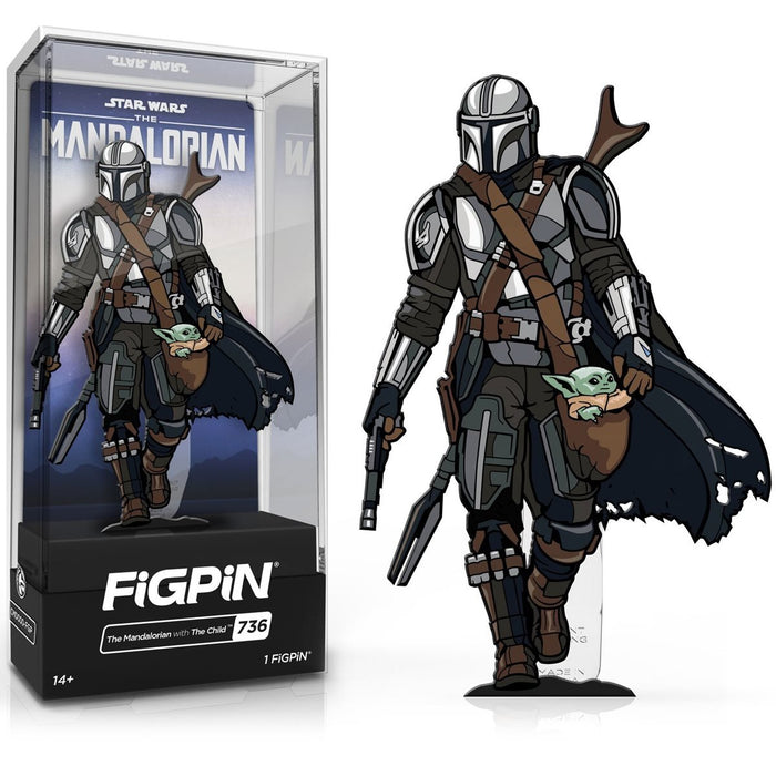FiGPiN Star Wars: The Mandalorian Season 2 - The Mandalorian with The Child - for just $15! 