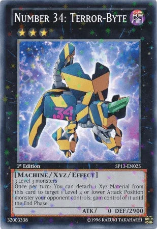 Number 34: Terror-Byte [SP13-EN025] Starfoil Rare - for just $0.20! 