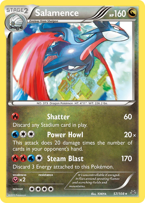 Salamence (57/108) [XY: Roaring Skies] - for just $0.65! 