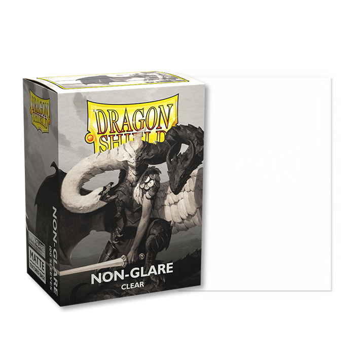 Dragon Shield: Standard 100ct Sleeves - Clear (Non-Glare Matte) - Just $9.95! Shop now at Retro Gaming of Denver