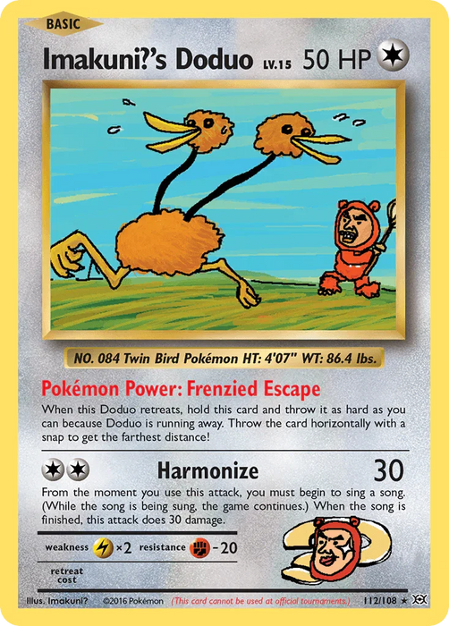 Imakuni?'s Doduo (112/108) [XY: Evolutions] - for just $1.60! 