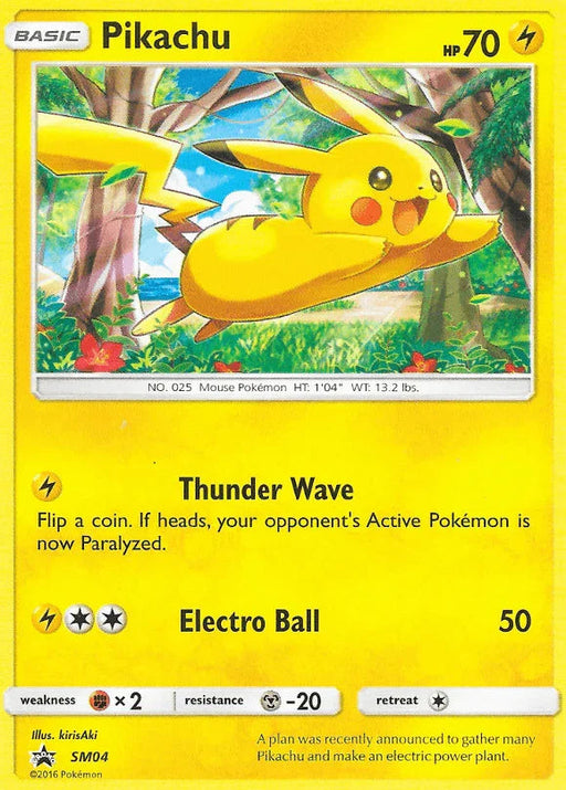 Pikachu (SM04) [Sun & Moon: Black Star Promos] - for just $0! 