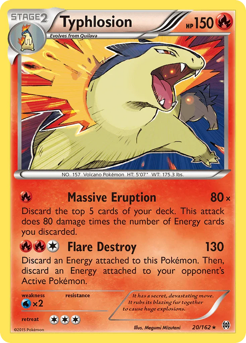 Typhlosion (20/162) [XY: BREAKthrough] - for just $1.80! 