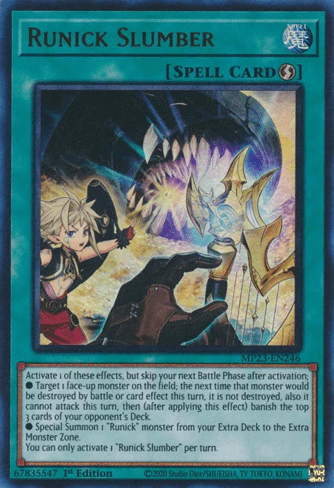 Runick Slumber [MP23-EN246] Ultra Rare - for just $0.15! 