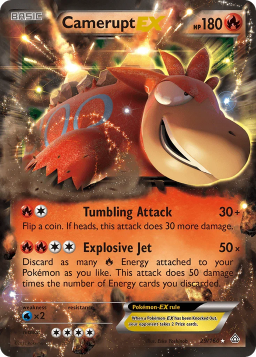 Camerupt EX (29/160) [XY: Primal Clash] - for just $0.80! 