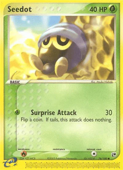 Seedot (76/100) [EX: Sandstorm] - for just $0.20! 