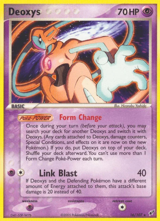 Deoxys (16/107) [EX: Deoxys] - for just $3.55! 