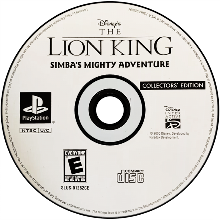Lion King, The: Simba's Mighty Adventure [Collector's Edition] – PlayStation 1 (PS1) - for just $18.99! 