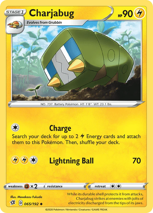 Charjabug (065/192) [Sword & Shield: Rebel Clash] - for just $0.10! 