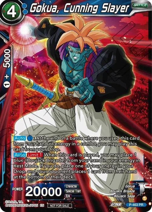 Gokua, Cunning Slayer (Z03 Dash Pack) (P-463) [Promotion Cards] - for just $0.15! 
