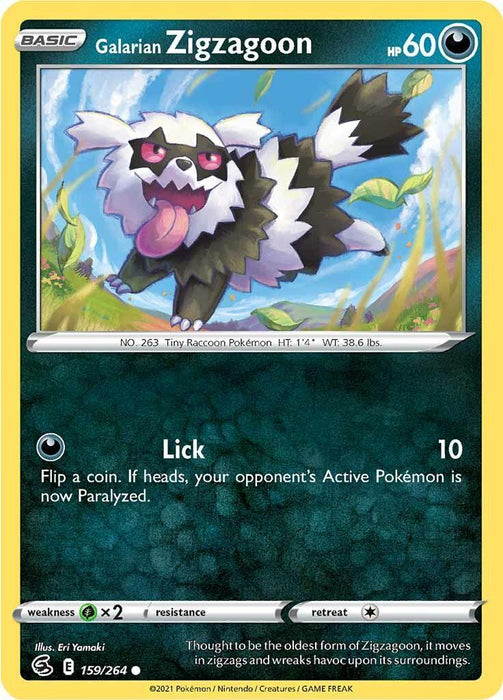 Galarian Zigzagoon (159/264) [Sword & Shield: Fusion Strike] - for just $0.10! 