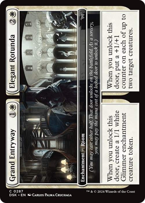 Grand Entryway // Elegant Rotunda (DSK-287) - Duskmourn: House of Horror Foil - for just $0.02! 