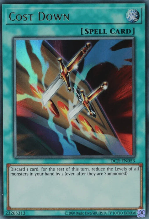 Cost Down (25th Anniversary) [DCR-EN053] Ultra Rare - for just $7.60! 