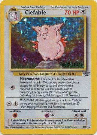 Clefable (1/64) (Prerelease Promo) [Jungle Unlimited] - for just $400! 