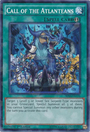 Call of the Atlanteans [BP03-EN178] Shatterfoil Rare - for just $0.25! 