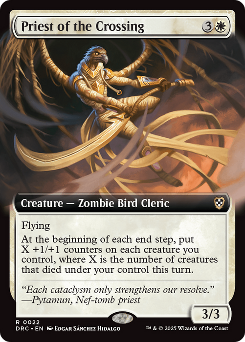Priest of the Crossing (DRC-022) - Commander: Aetherdrift: (Extended Art) - for just $0.07! 