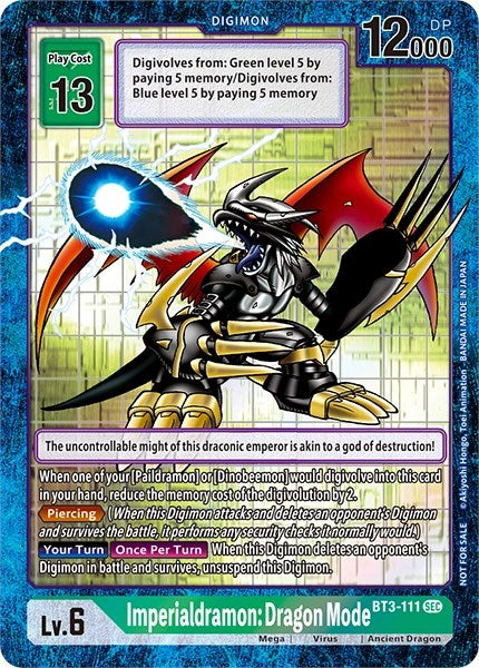 Imperialdramon Dragon Mode [BT3-111] [Revision Pack Cards] - Just $0.35! Shop now at Retro Gaming of Denver