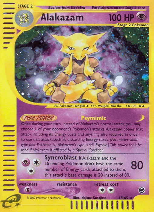 Alakazam (1/165) [Expedition: Base Set] - for just $38.50! 