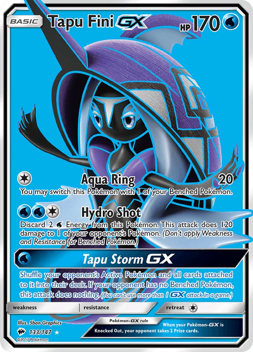 Tapu Fini GX (133/147) [Sun & Moon: Burning Shadows] - for just $2.45! 