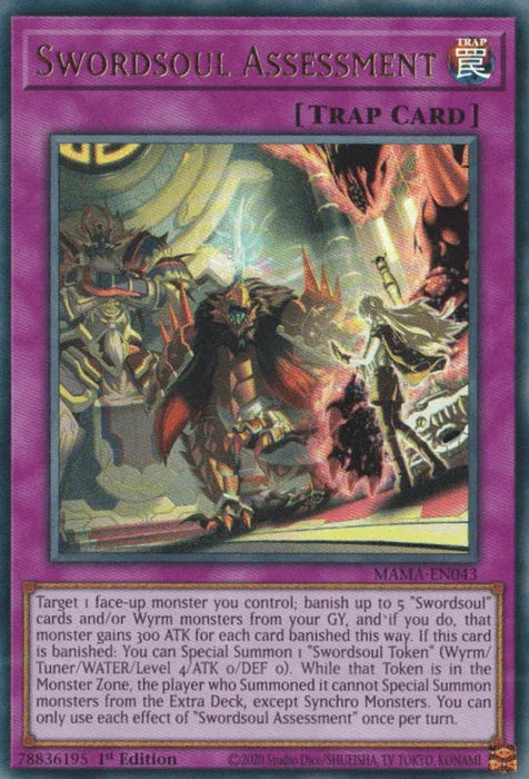 Swordsoul Assessment [MAMA-EN043] Ultra Rare - for just $0.10! 