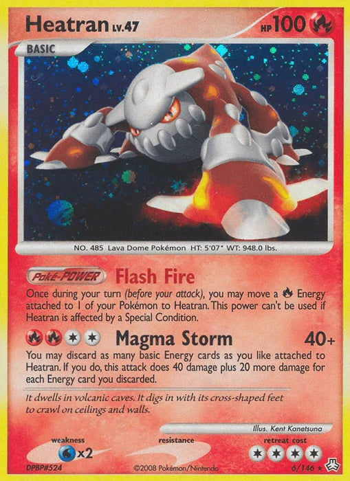 Heatran (6/146) [Diamond & Pearl: Legends Awakened] - for just $2.95! 