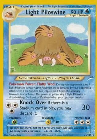 Light Piloswine (26/105) [Neo Destiny Unlimited] - for just $5.50! 