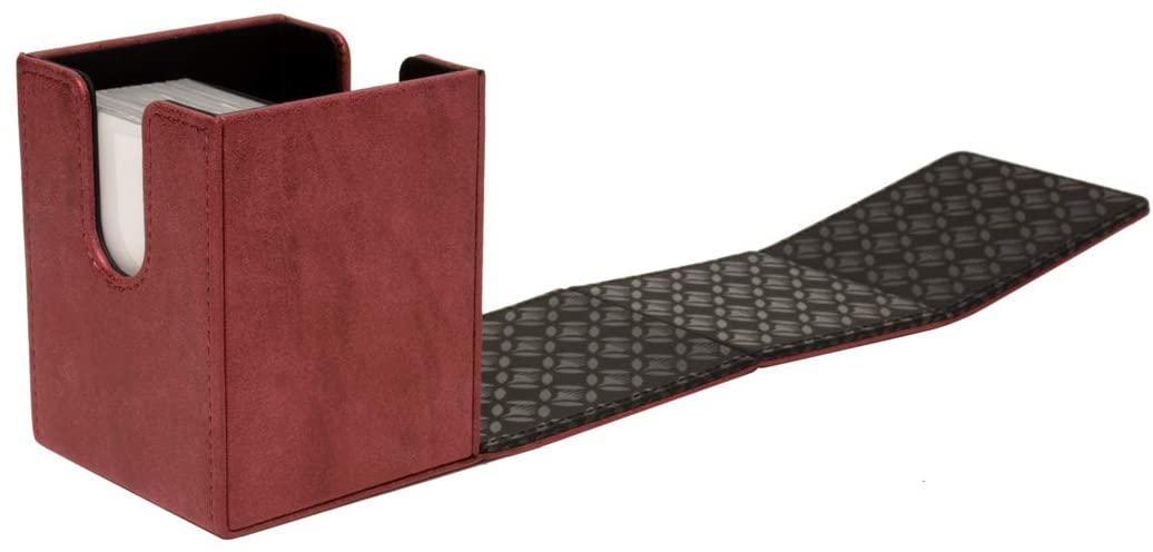 Ultra PRO: Suede Collection - Alcove Flip (Ruby) - for just $0! 