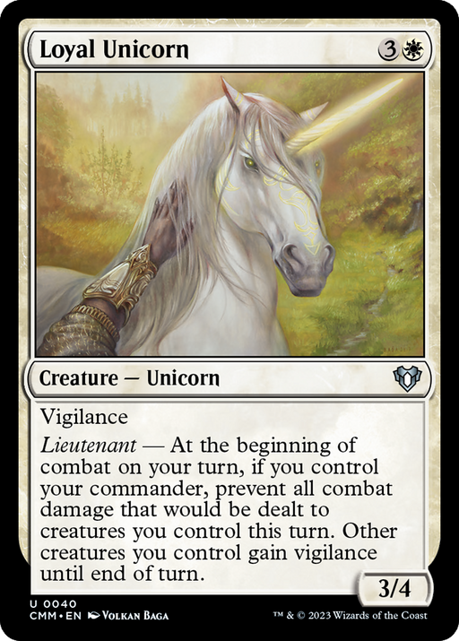 Loyal Unicorn [Commander Masters] - Just $0.15! Shop now at Retro Gaming of Denver