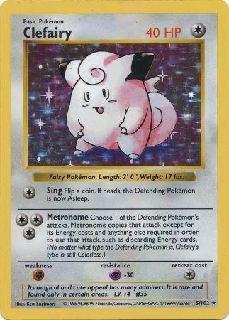 Clefairy (5/102) [Base Set Shadowless Unlimited] - for just $79.60! 