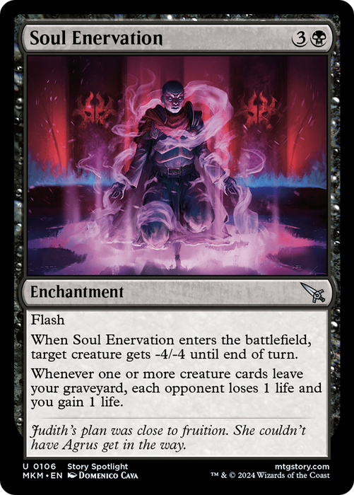 Soul Enervation (MKM-106) - Murders at Karlov Manor - for just $0.03! 