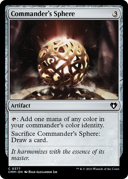 Commander's Sphere (CMM-377) - Commander Masters - for just $0.05! 