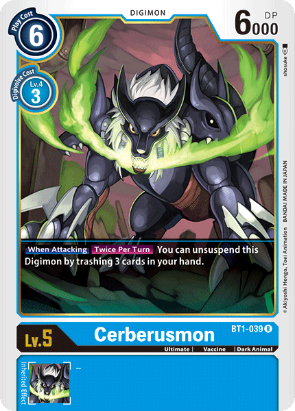 Cerberusmon [BT1-039] [Release Special Booster Ver.1.0] - Just $0.09! Shop now at Retro Gaming of Denver