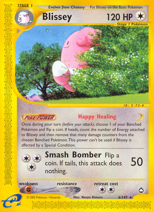 Blissey (6/147) [Aquapolis] - Just $1.25! Shop now at Retro Gaming of Denver